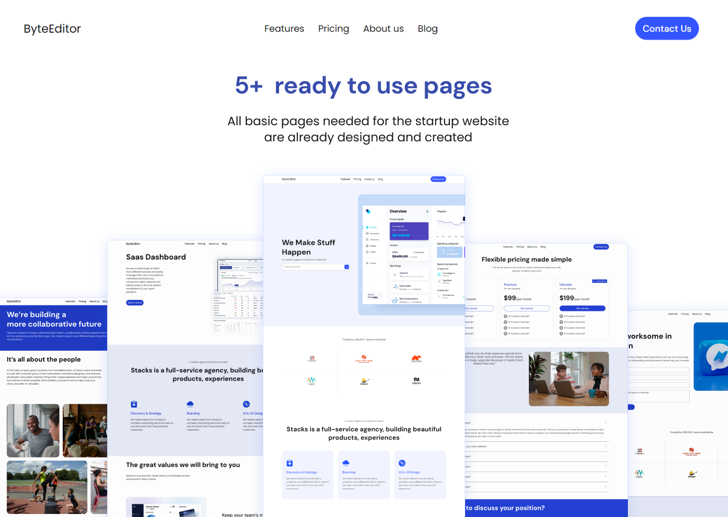 Pages Design And Structure